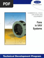 Fans in VAV Systems