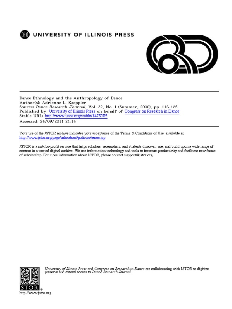 Dance Ethnology PDF Franz Boas Anthropology