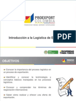 Logistica y Costos de Exportación