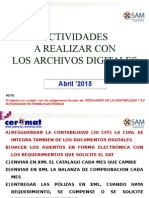 01 XML Actividades a Realizar