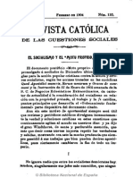 Revista Católica de Las Cuestiones Sociales. 2-1904