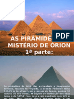 As Piramides e o Misterio de Orion