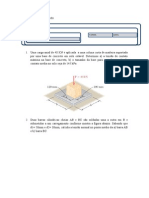 Resistência dos materiais - Lista 01