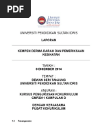 Laporan Lengkap Kempen Derma Darah & Pemeriksaan Kesihatan CMP2011 (Group D)