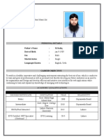 Muneeb Sadiq: Personal Details Father's Name: M Sadiq Date of Birth: Sex: Marital Status: Languages Known