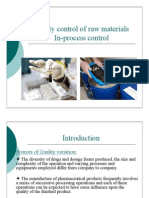 Quality Control of Raw Materials Lec8