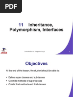 JEDI Slides Intro1 Chapter11 Inheritance Polymorphism Interfaces