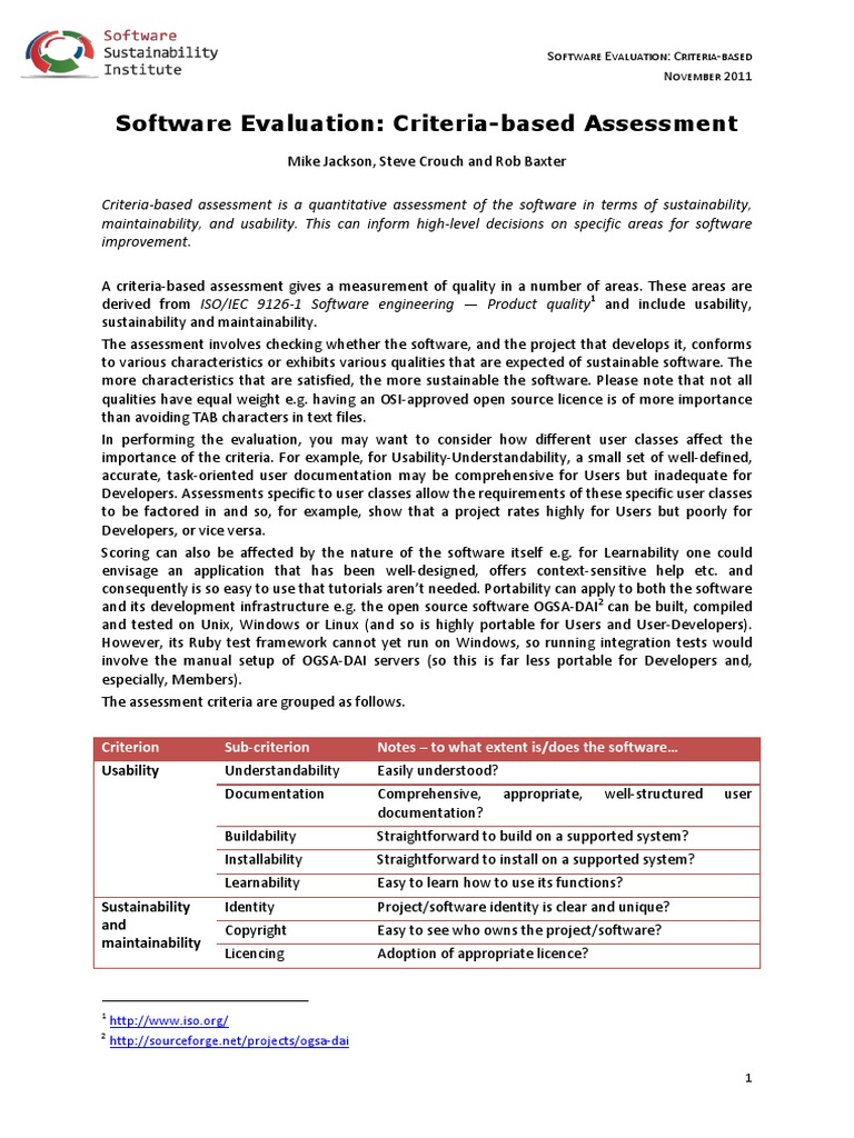 TEST CRITERIA IN SOFTWARE ENGINEERING WITH EXAMPLE intelligence overview