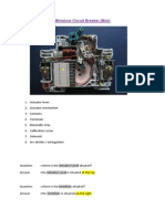 Miniature Circuit Breaker Parts Guide