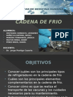 SEMINARIO Cadena de Frio