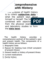 The Comprehensive Health History
