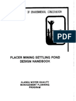 Placer Mining Settling Pond Design Hanbook PDF