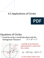 4 5 Applications of Circles Notes