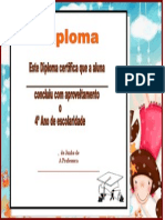 Diploma 4º Ano - Meninas