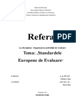 Standardele Europene de Evaluare