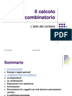 Il Calcolo Combinatorio