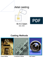 Metal casting processes and design considerations