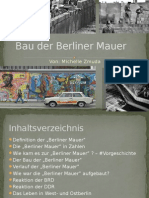 Bau Der Berliner Mauer 