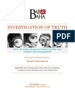 Investigation of Truth