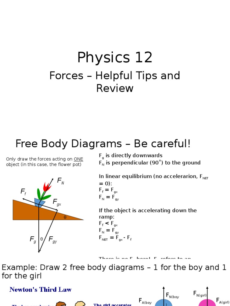 Forces - Helpful Tips | PDF | Teaching Methods & Materials