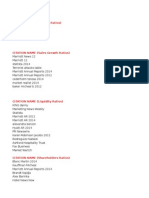 CITATION NAME (Activity Ratios)