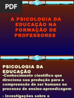 a psicologia da educação e a formação de professores