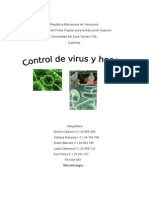 Control de Virus y Hongos.