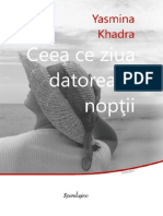 Yasmina Khadra Ceea Ce Ziua Datoreaza Noptii