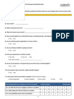 ASTEE Questionnaire - 2 0 Secondary Level