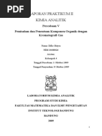 Download LAPORAN PRAKTIKUM Pemisahan dan Penentuan Komponen Organik dengan Kromatografi Gas by dillaoktyra SN26553752 doc pdf