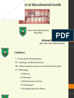 Management of Discoloured Teeth