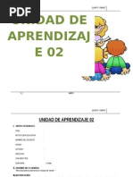 UNIDAD DE APRENDIZAJE  5°  MAYO  - 2015
