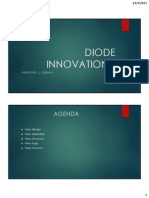 Diode Innovation: Agenda