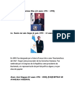 Presidentes Desde 1991 Asta El 2015