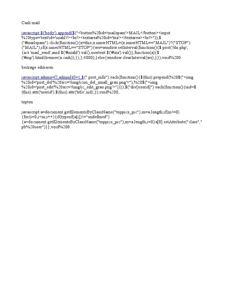 JavaScript Email Automation Script | PDF