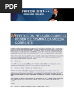 Efeitos Da Inflação Sobre o Poder de Compra Da Moeda Corrente