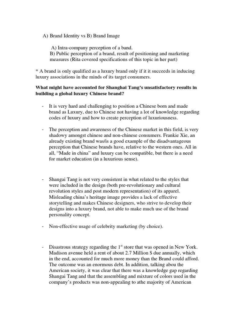 Shanghai tang case study essay example 03 picture