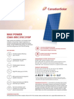 Datasheet MaxPower CS6X-P en PDF