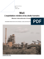 Exploitation Mine Mali