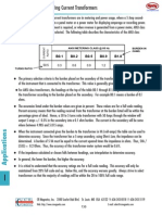 Selecting ANSI Class Metering Current Transformers