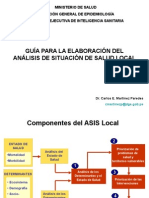 Guía ASIS Local: Análisis situación salud distrital