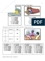 Preview ESL The Present Continuous Tense Practice Booklet