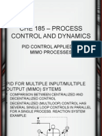 Lect. 28 CHE 185 – PID Control Applied to MIMO Processes