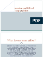Consumerism and Ethical Responsibility