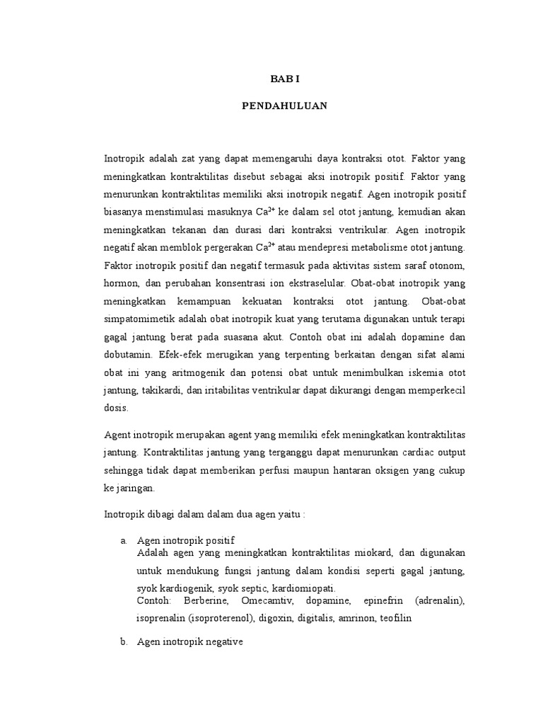 Inotropik | PDF