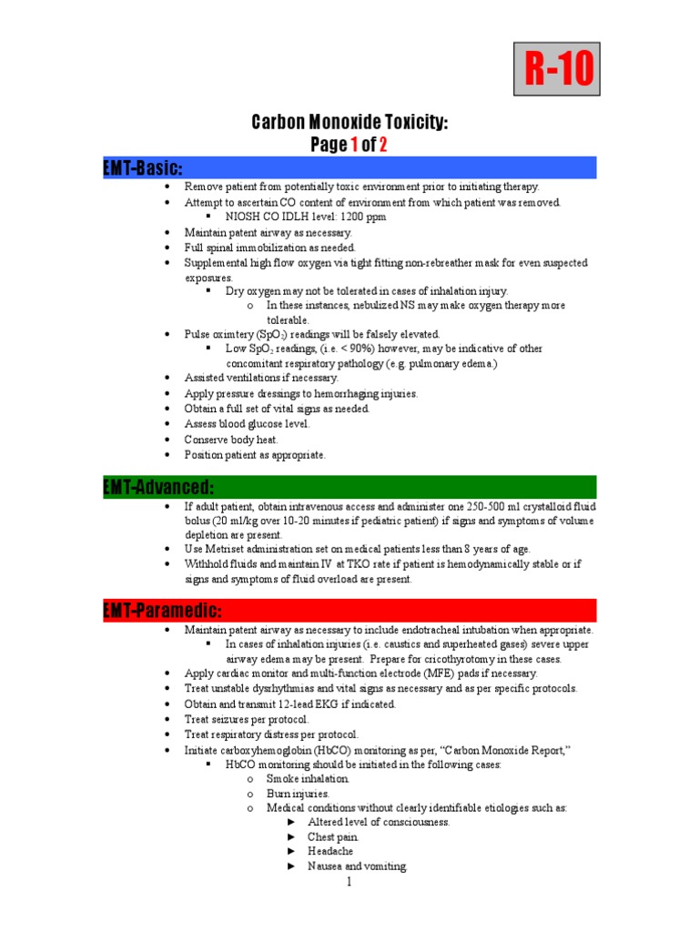 COX Protocol | PDF | Hypoxia (Medical) | Clinical Medicine