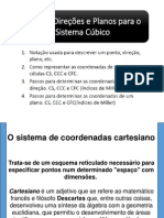 Aula 7 - Planos e Direções Cristalográficas