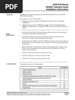 Simplex Installation 4100 6048 VESDA Interface Card