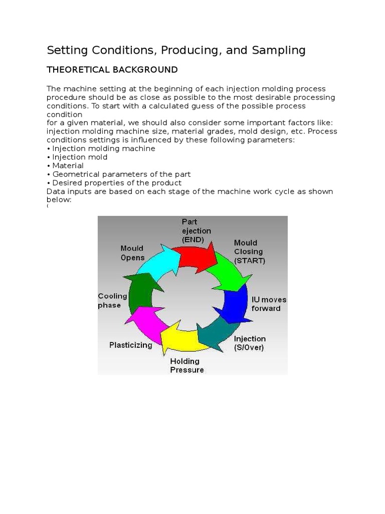 Injection Molding Process Parameters Guide | PDF | Mechanical ...