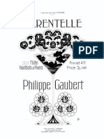 Tarantela de Philippe Gaubert para Oboe, Flauta y Piano